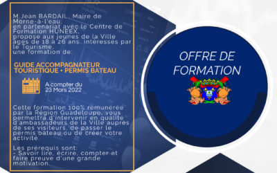 Offre de Formation / Guide Accompagnateur Touristique + Permis Bateau