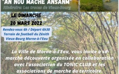 Invitation « AN NOU MACHÉ ANSANM » Aux Élus Et Personnel Communal